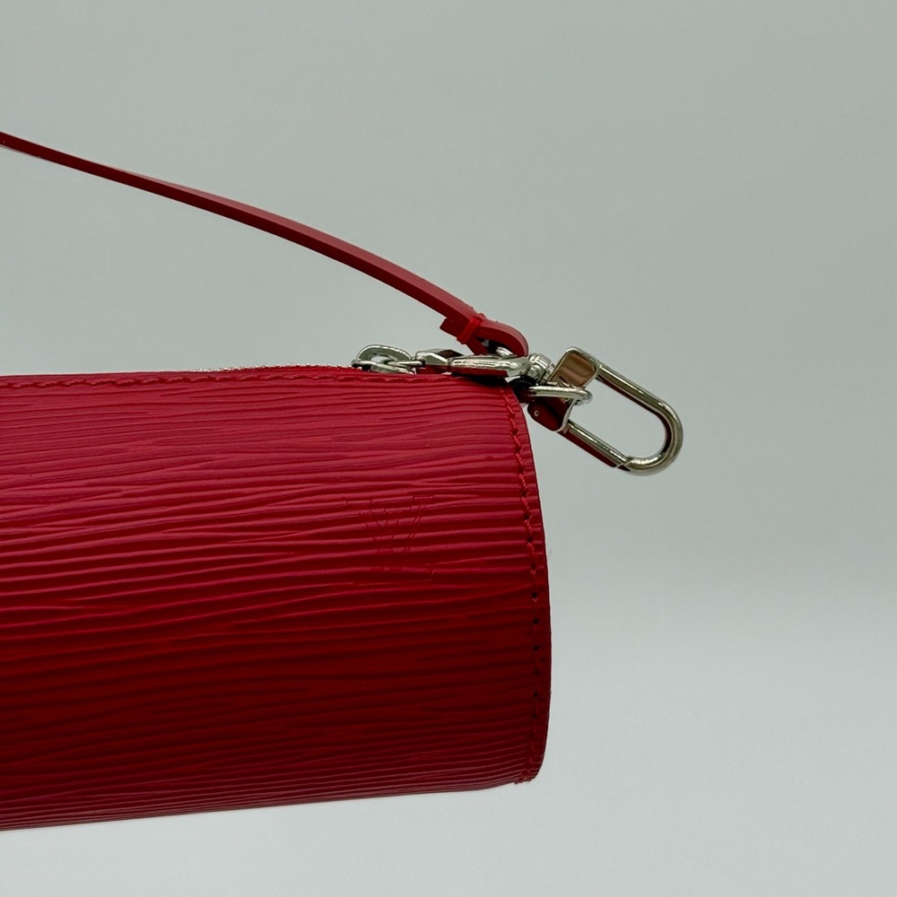 Louis Vuitton Castilian Red Epi Pochette - Picture 13 of 15